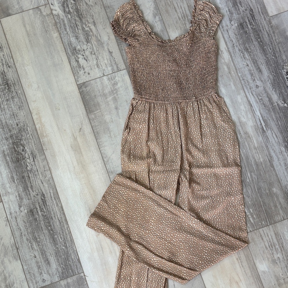 Jessica Simpson Tan Jumpsuit